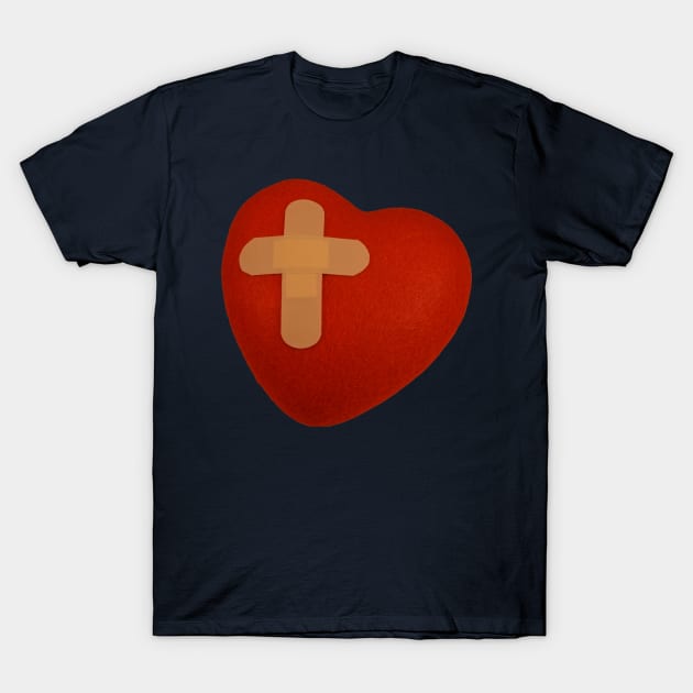 Broken Heart T-Shirt by Feminist Foodie